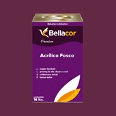 Tinta Acrílica Fosca Premium C61 Geleia de Ameixa 16L Bellacor