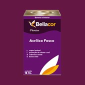 Tinta Acrílica Fosca Premium C62 Framboesa 16L Bellacor