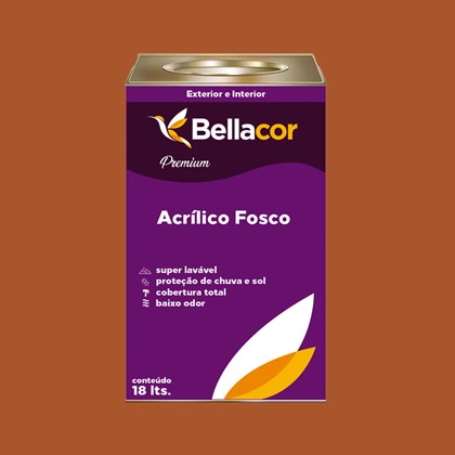 Tinta Acrílica Fosca Premium C85 Doce de Laranja 16L Bellacor