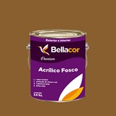 Tinta Acrílica Fosca Premium C99 Marrom Antigo 3,2L Bellacor