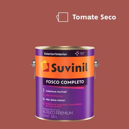 Tinta Acrílica Fosco Completo Tomate Seco 3,6L Suvinil
