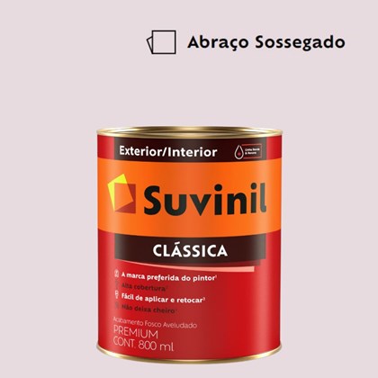 Tinta Acrílica Premium Fosco Aveludado Clássica Abraço Sossegado 800mL Suvinil
