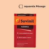 Tinta Acrílica Premium Fosco Aveludado Clássica Aquarela Pêssego 16L Suvinil