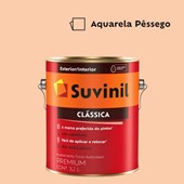 Tinta Acrílica Premium Fosco Aveludado Clássica Aquarela Pêssego 3,2L Suvinil