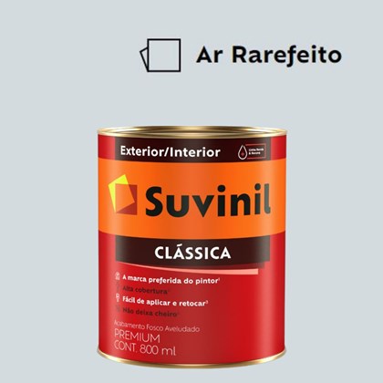 Tinta Acrílica Premium Fosco Aveludado Clássica Ar Rarefeito 800 mL Suvinil