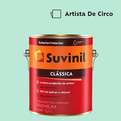 Tinta Acrílica Premium Fosco Aveludado Clássica Artista de Circo 3,2L Suvinil
