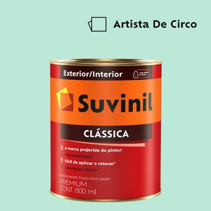 Tinta Acrílica Premium Fosco Aveludado Clássica Artista de Circo 800ml Suvinil