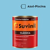 Tinta Acrílica Premium Fosco Aveludado Clássica Azul-Piscina 800ml Suvinil