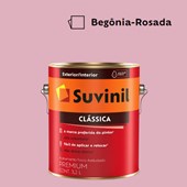 Tinta Acrílica Premium Fosco Aveludado Clássica Begônia Rosada 3,2L Suvinil