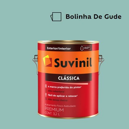 Tinta Acrílica Premium Fosco Aveludado Clássica Bolinha de Gude 3,2L Suvinil