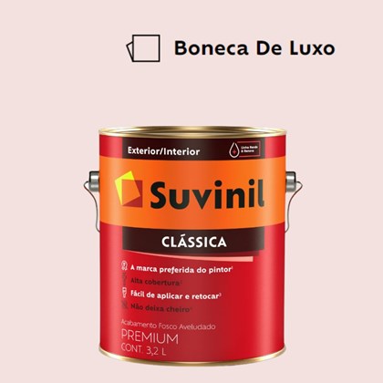 Tinta Acrílica Premium Fosco Aveludado Clássica Boneca De Luxo 3,2L Suvinil