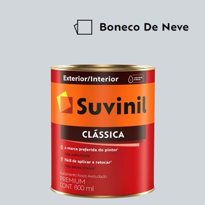 Tinta Acrílica Premium Fosco Aveludado Clássica Boneco De Neve 800ml Suvinil