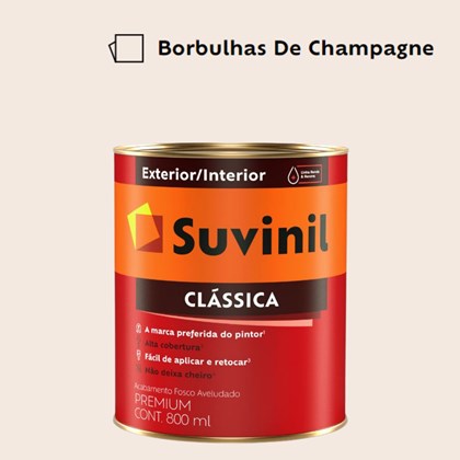 Tinta Acrílica Premium Fosco Aveludado Clássica Borbulhas De Champagne 800ml Suvinil