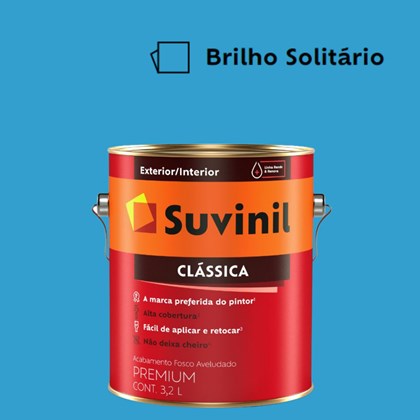 Tinta Acrílica Premium Fosco Aveludado Clássica Brilho Solitário 3,2L Suvinil