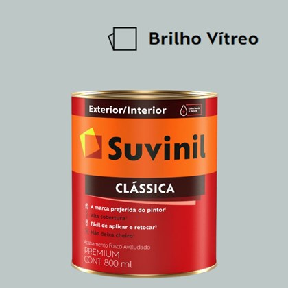 Tinta Acrílica Premium Fosco Aveludado Clássica Brilho Vítreo 800ml Suvinil