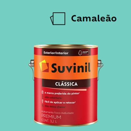 Tinta Acrílica Premium Fosco Aveludado Clássica Camaleão 3,2L Suvinil