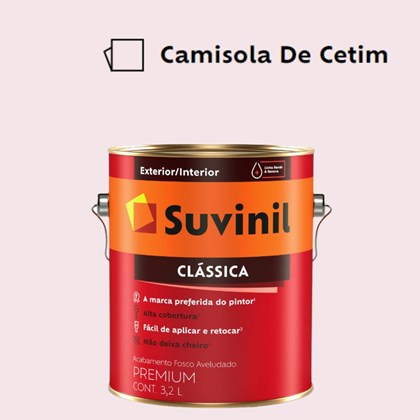 Tinta Acrílica Premium Fosco Aveludado Clássica Camisola De Cetim 3,2L Suvinil