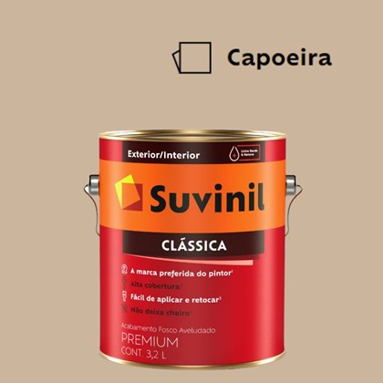 Tinta Acrílica Premium Fosco Aveludado Clássica Capoeira 3,2L Suvinil