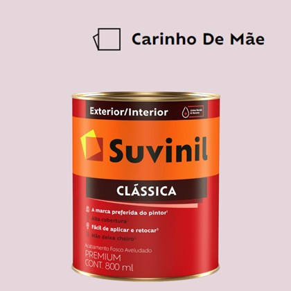 Tinta Acrílica Premium Fosco Aveludado Clássica Carinho De Mãe 800ml Suvinil