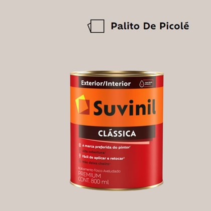 Tinta Acrílica Premium Fosco Aveludado Clássica Palito de Picolé 800ml Suvinil