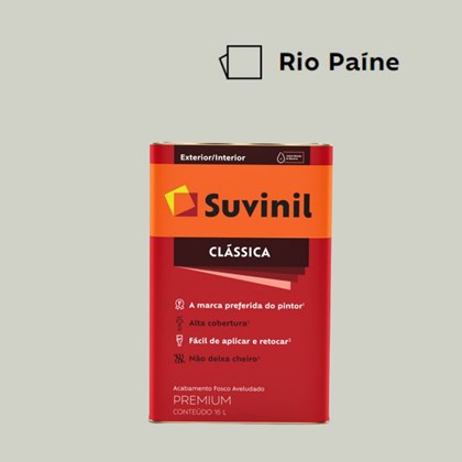 Tinta Acrílica Premium Fosco Aveludado Clássica Rio Paíne 16L Suvinil