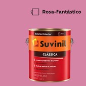 Tinta Acrílica Premium Fosco Aveludado Clássica Rosa Fantástico 3,2L Suvinil
