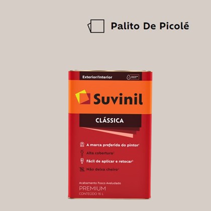Tinta Acrílica Premium Fosco Aveludado Palito de Picolé 16L Suvinil