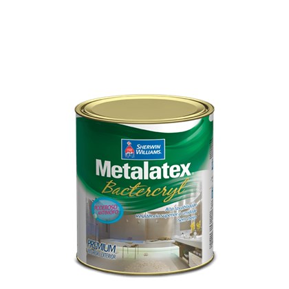 Tinta Acrílica Semi Brilho Branco Metalatex Bactercryl 800ml - Sherwin Williams