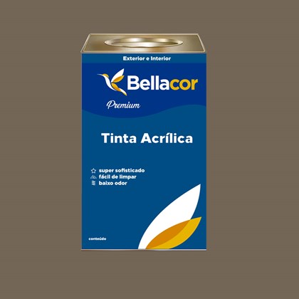 Tinta Acrílica Semi-Brilho C108 Cinza Tabapuã 16L Bellacor