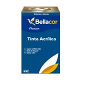 Tinta Acrílica Semi Brilho Laranja 18L - Bellacor