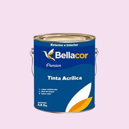 Tinta Acrílica Semi-Brilho Premium A01 Folha de Sakura 3,2L Bellacor