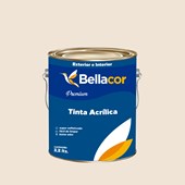 Tinta Acrílica Semi-Brilho Premium A20 Aveia e Mel 3,2L Bellacor