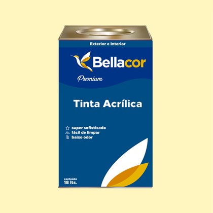 Tinta Acrílica Semi-Brilho Premium A29 Bege 16L Bellacor