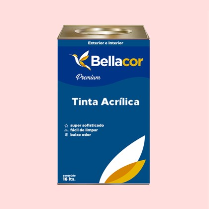 Tinta Acrílica Semi-Brilho Premium A52 Perfume de Rosas 16L Bellacor