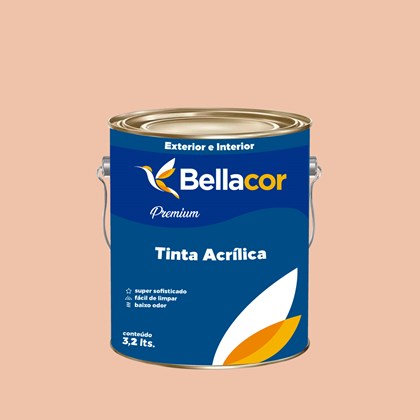 Tinta Acrílica Semi-Brilho Premium A53 Dançarina 3,2L Bellacor