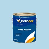 Tinta Acrílica Semi-Brilho Premium A77 Azul Correnteza 3,2L Bellacor