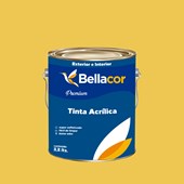 Tinta Acrílica Semi-Brilho Premium B65 Mostarda Americana 3,2L Bellacor