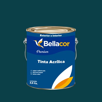 Tinta Acrílica Semi-Brilho Premium C46 Veludo 3,2L Bellacor