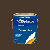 Tinta Acrílica Semi-Brilho Premium C97 Marrom Contemporânea 3,2L Bellacor