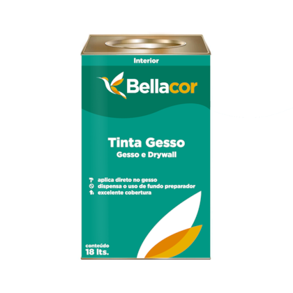 Tinta Direto No Gesso é Boa Tinta Gesso 18l Bellacor Bela Tintas