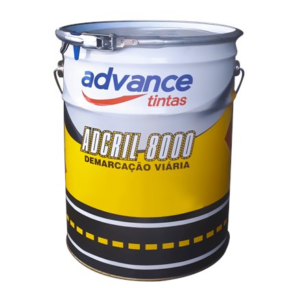 Tinta Para Demarcação Adcril Amarelo 18L - Advance