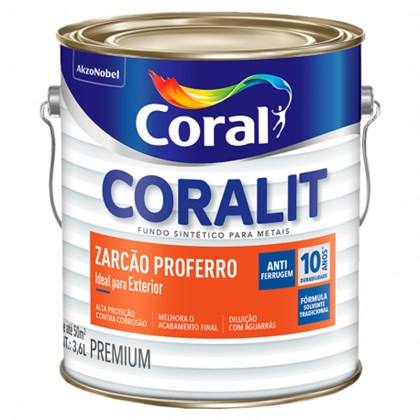 Zarcão Coralit 3,6L Coral